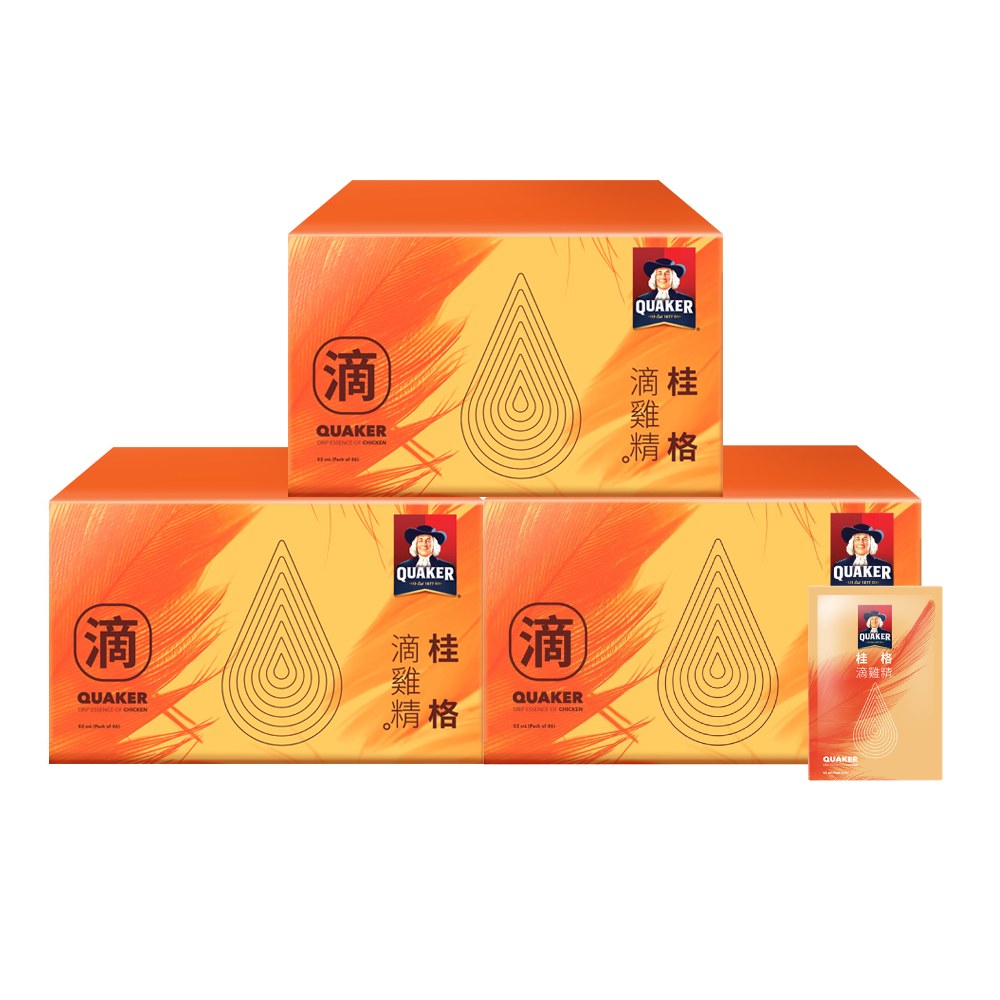 【QUAKER 桂格】滴雞精52ml×36包x3盒