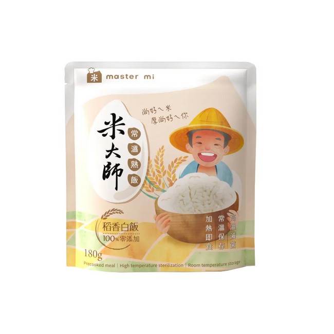 【米大師】常溫熟飯 稻香白飯 180g/包 24包組
