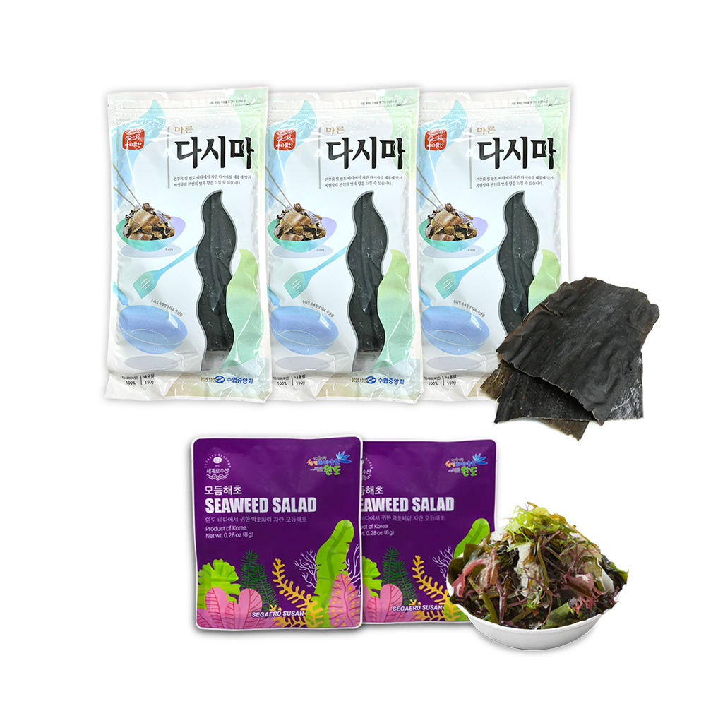 【XINCHI】韓國全羅南道昆布海藻嘗鮮組