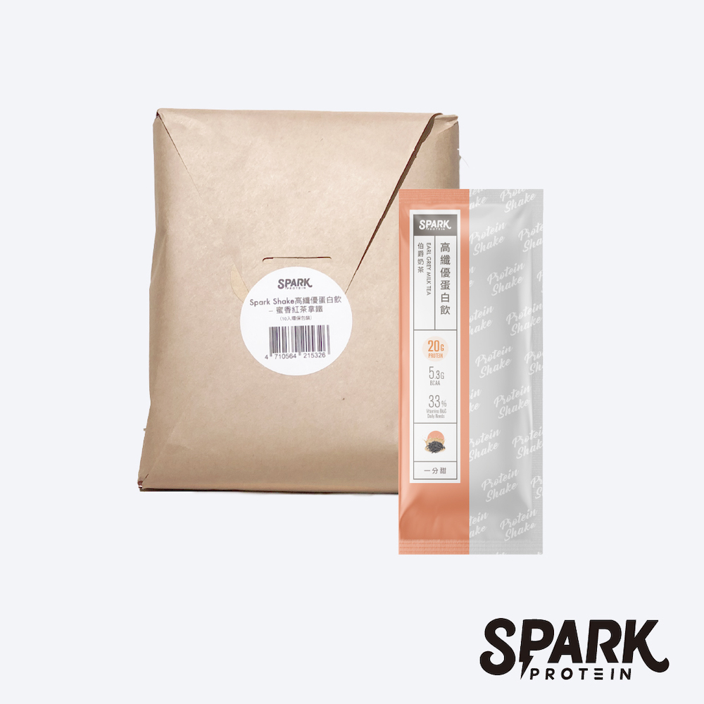 Spark Shake 高纖優蛋白飲 - 伯爵奶茶（10入環保包裝）