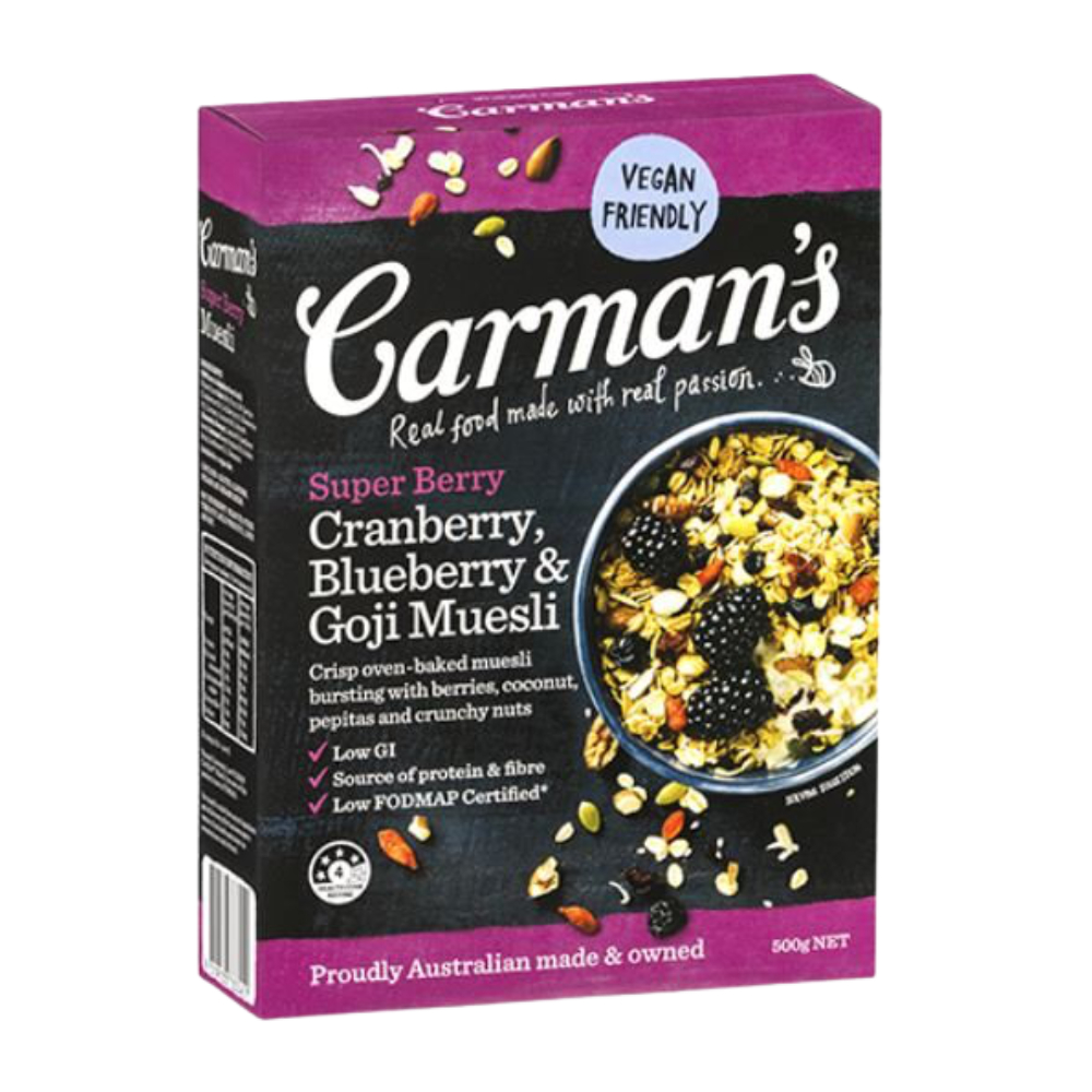 [澳洲 Carman’s 綜合莓果穀物燕麥片 (500g/盒)