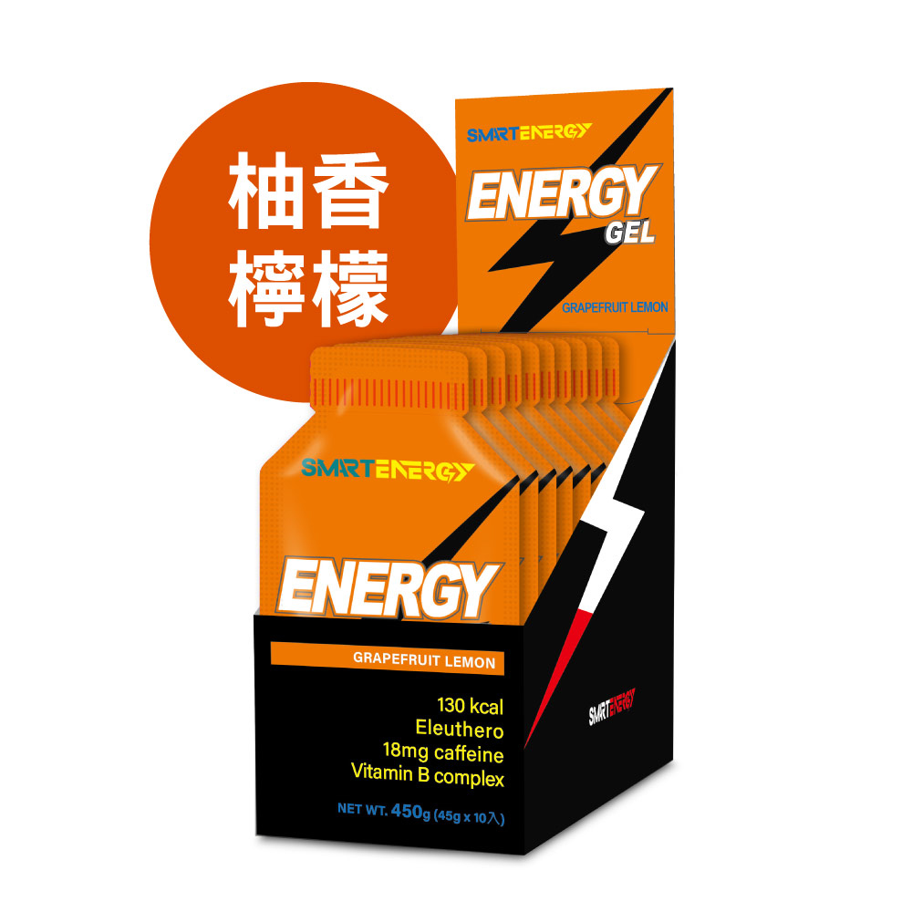 紅牛聰勁Energy Gel能量包45g*10入/盒(柚香檸檬口味)