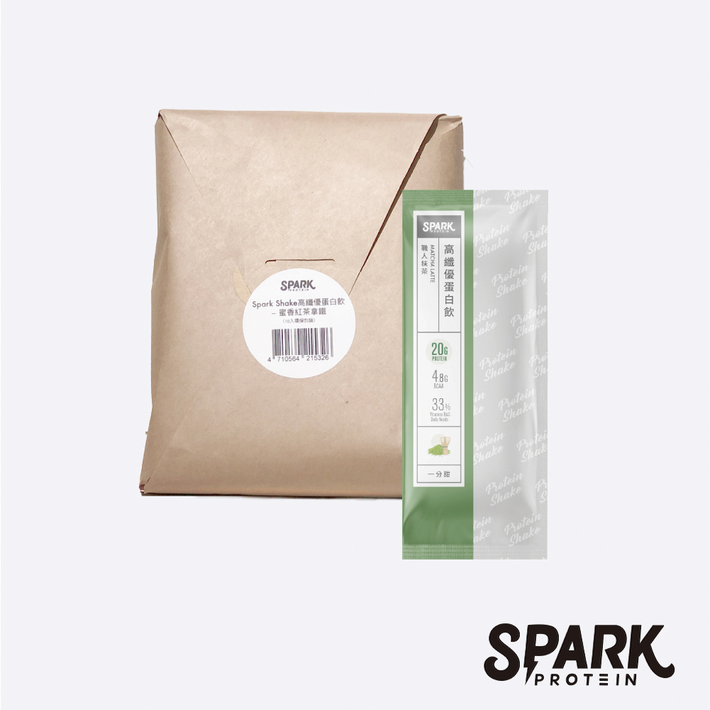 Spark Shake 高纖優蛋白飲 - 職人抹茶（10入無盒包裝）