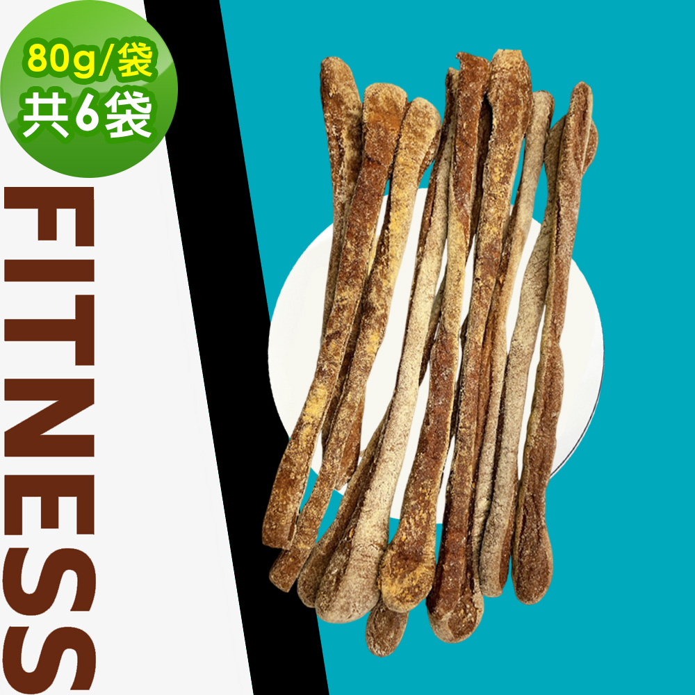 BUBUFITNESS 低糖高蛋白巧克力運動能量棒80gx6袋(271控糖配方 健身)