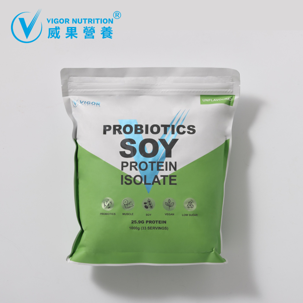 即期品【VIGOR 威果營養】益生菌分離大豆蛋白 Probiotics Soy Protein Isolate(原味/1公斤/包)
