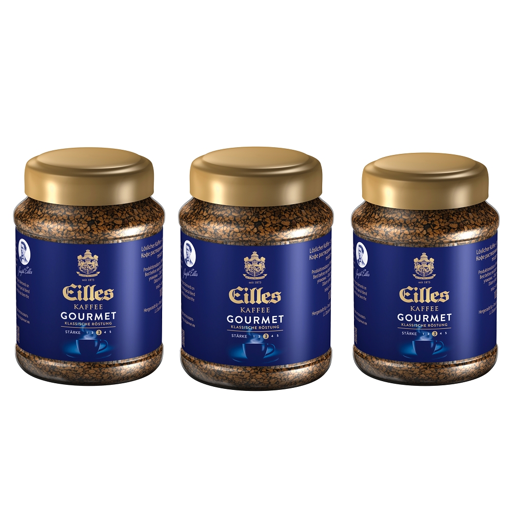 德國Eilles 皇家即溶咖啡(100g X 3罐)