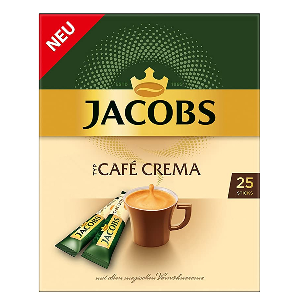 德國JACOBS 皇冠經典即溶咖啡 Cafe Crema 45G