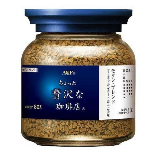 AGF MAXIM咖啡罐-藍白罐(80G)