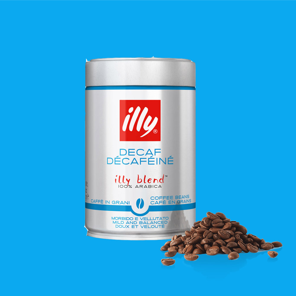 illy咖啡豆-低咖啡因(250g/罐)x2罐