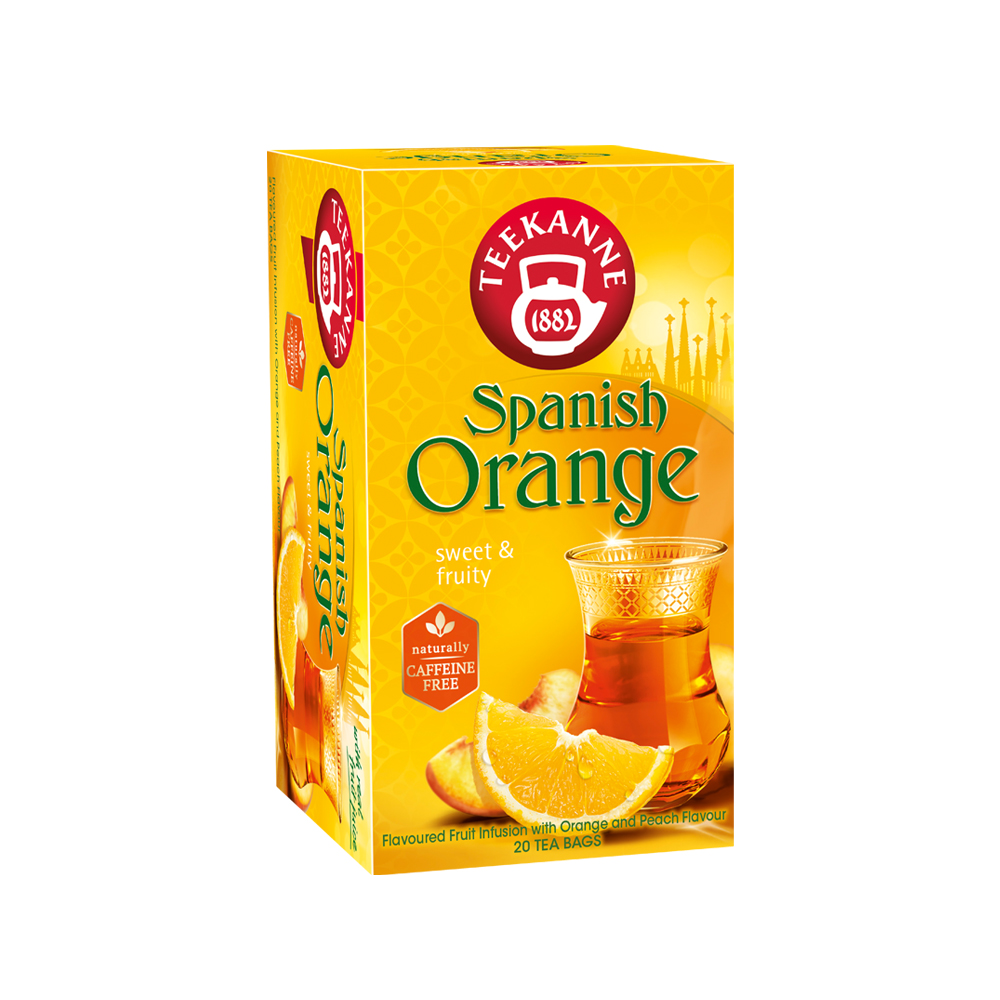 【TEEKANNE 恬康樂】Spanish Orange 香橙蜜桃水果茶 (2.2g x 20包/ 盒)