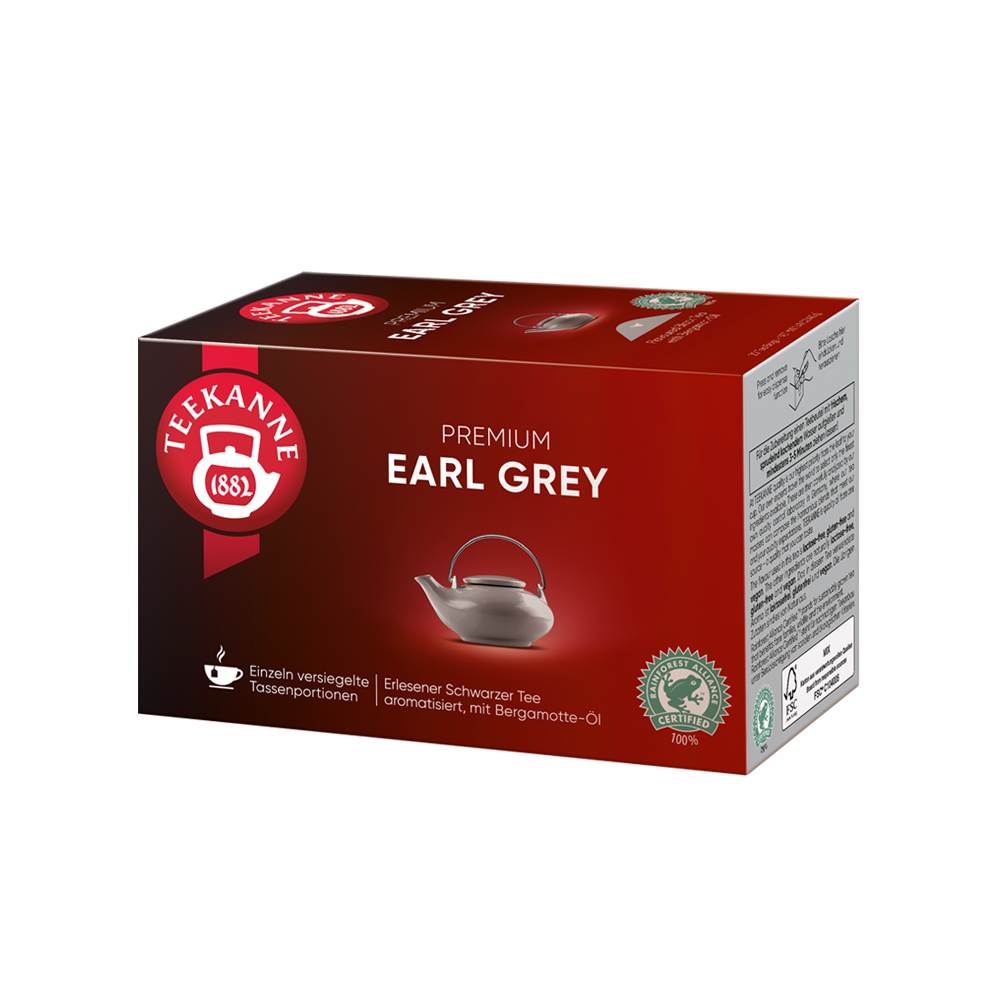 【TEEKANNE 恬康樂】Premium Earl Grey 伯爵茶 (2g x 20包/ 盒)