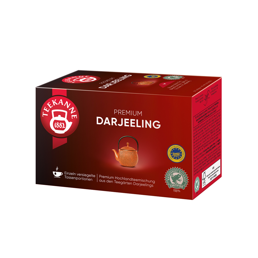 【TEEKANNE 恬康樂】Premium Darjeeling 大吉嶺紅茶 (1.75g x 20包/ 盒)