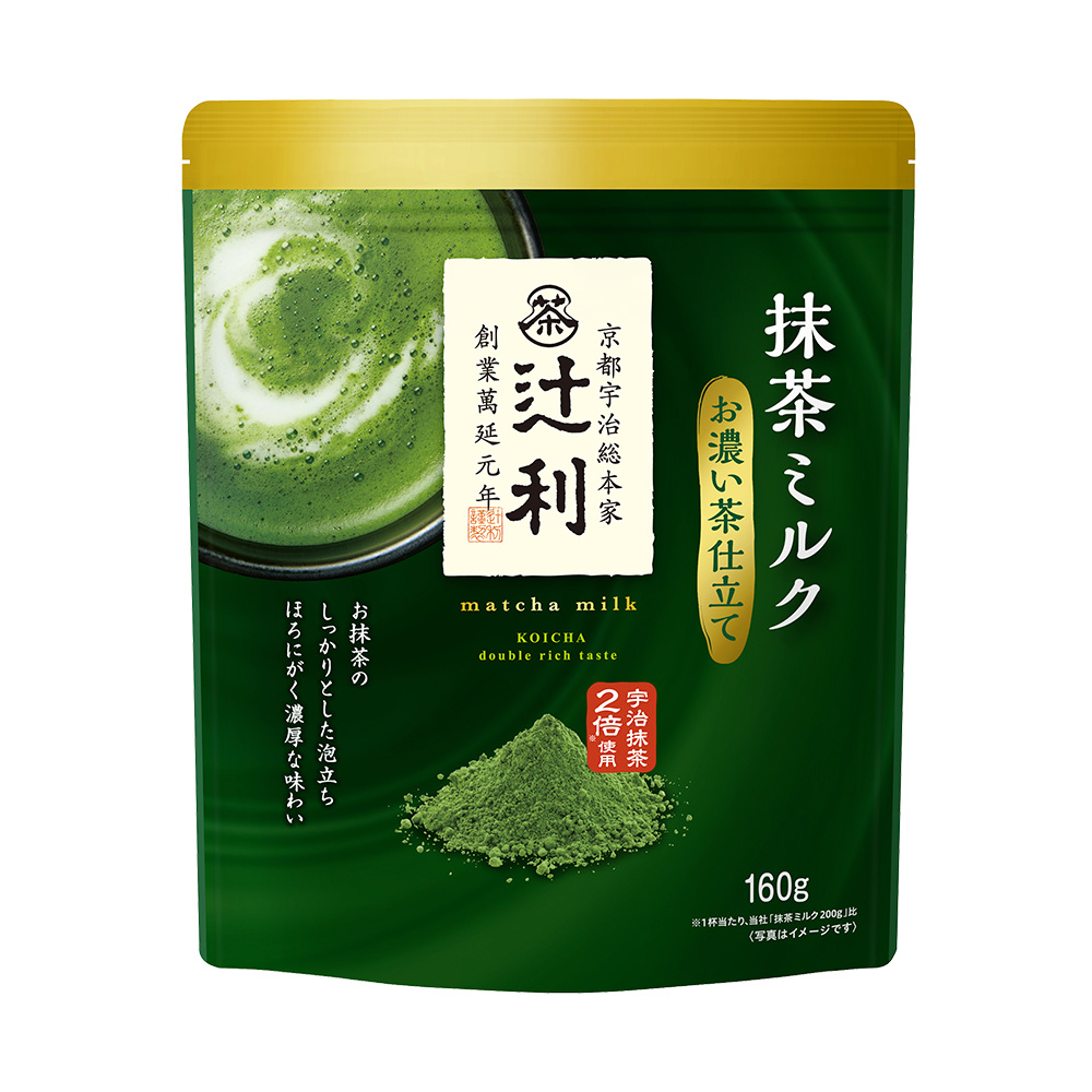 TSUJIRI抹茶拿鐵粉-御特濃茶風味(160g)x3
