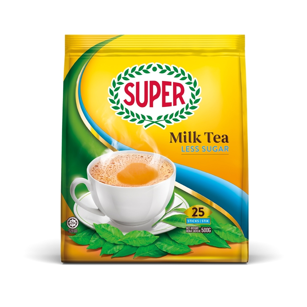 SUPER超級三合一原味减糖奶茶18g25入