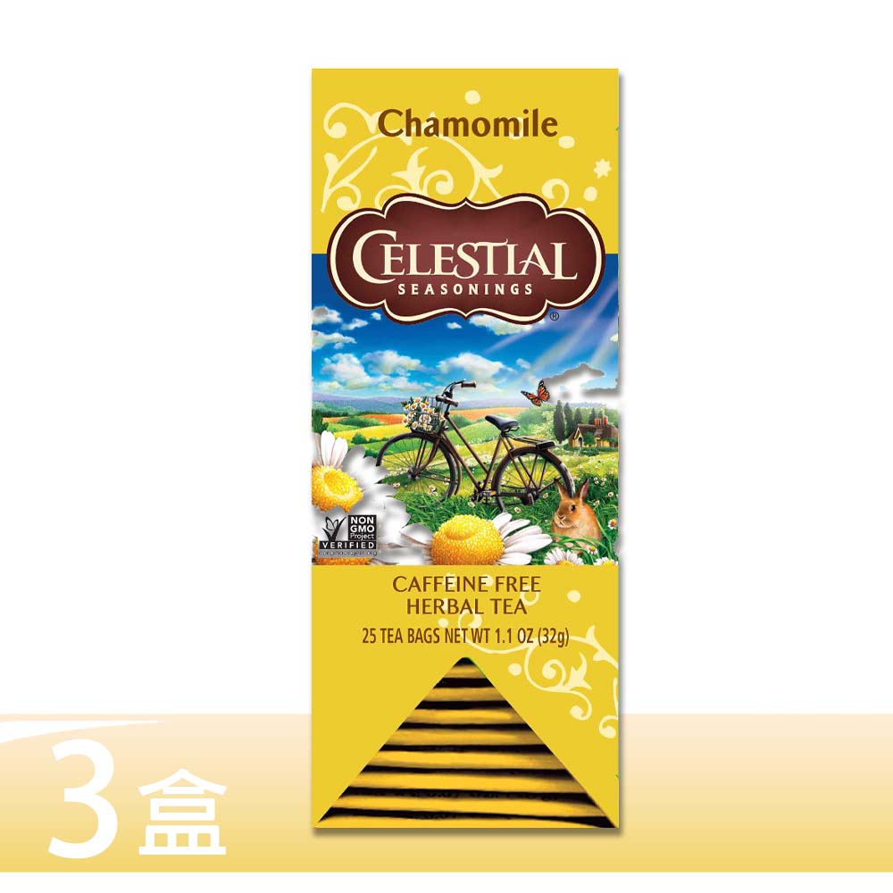 【即期品】Celestial 詩尚草本 洋甘菊茶3盒優惠組(25獨立包 x 3)