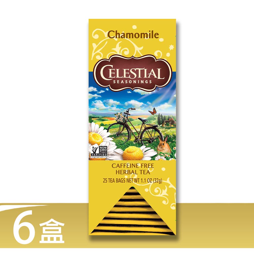 【即期品】Celestial 詩尚草本 洋甘菊茶6盒優惠組(25獨立包 x 6)