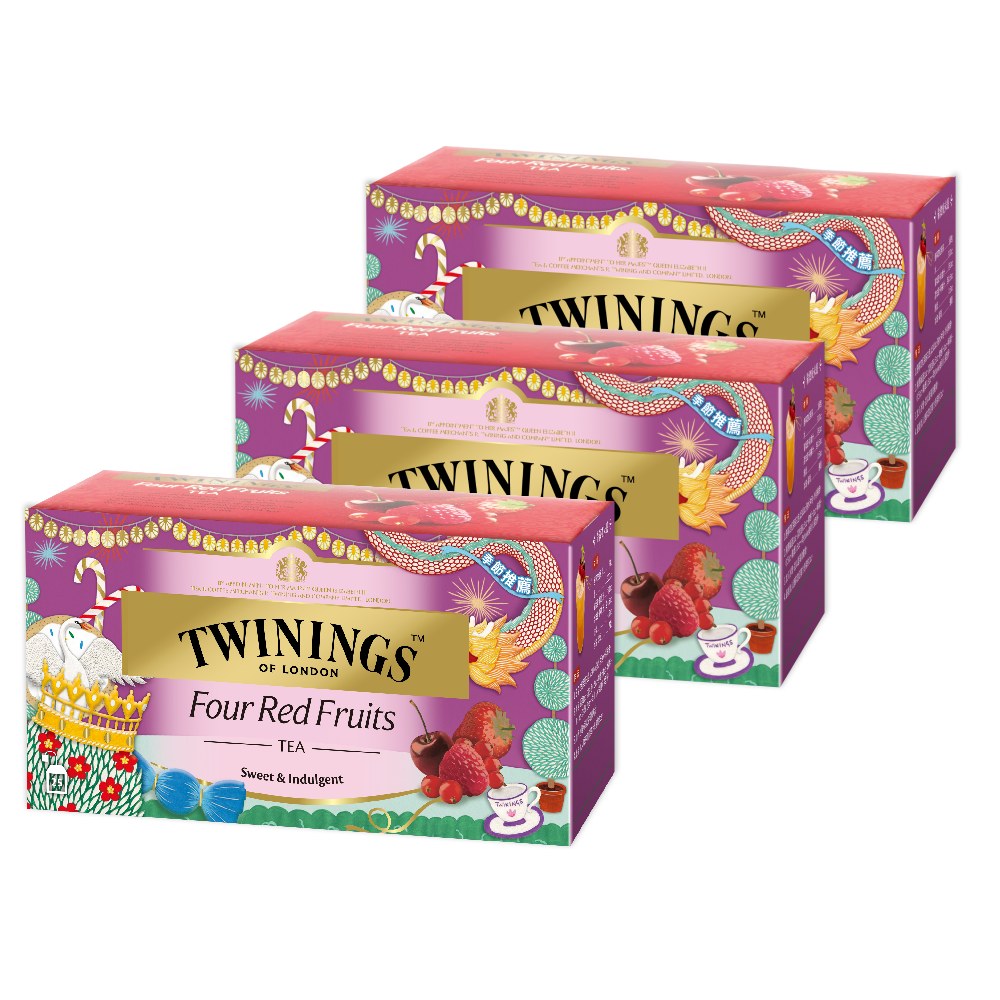 唐寧茶 四紅果茶(25包)x3盒