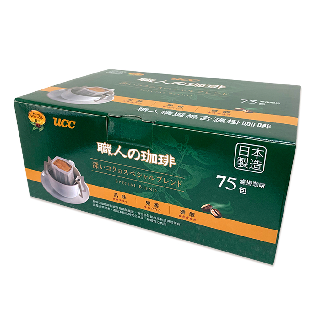 UCC 職人精選綜合濾掛咖啡 7gx75包