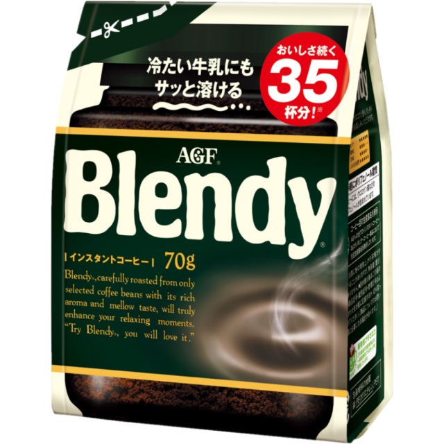 AGF 「Blendy」經典即溶咖啡70gx2袋