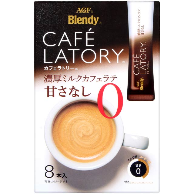 AGF LATORY 咖啡-濃厚拿鐵 (11.3g*8入)