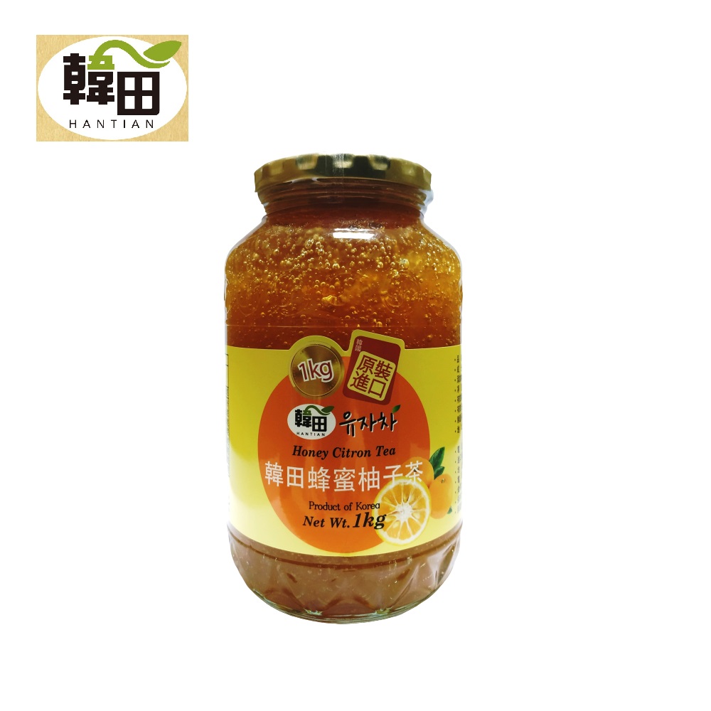 【韓田】蜂蜜風味柚子茶(1KG/韓國進口)