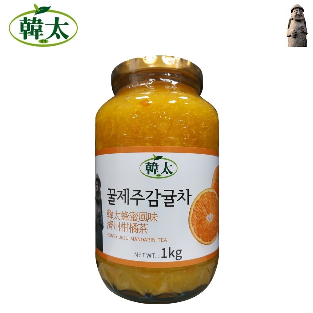 【韓太】蜂蜜風味濟州柑橘茶(1KG/韓國進口)