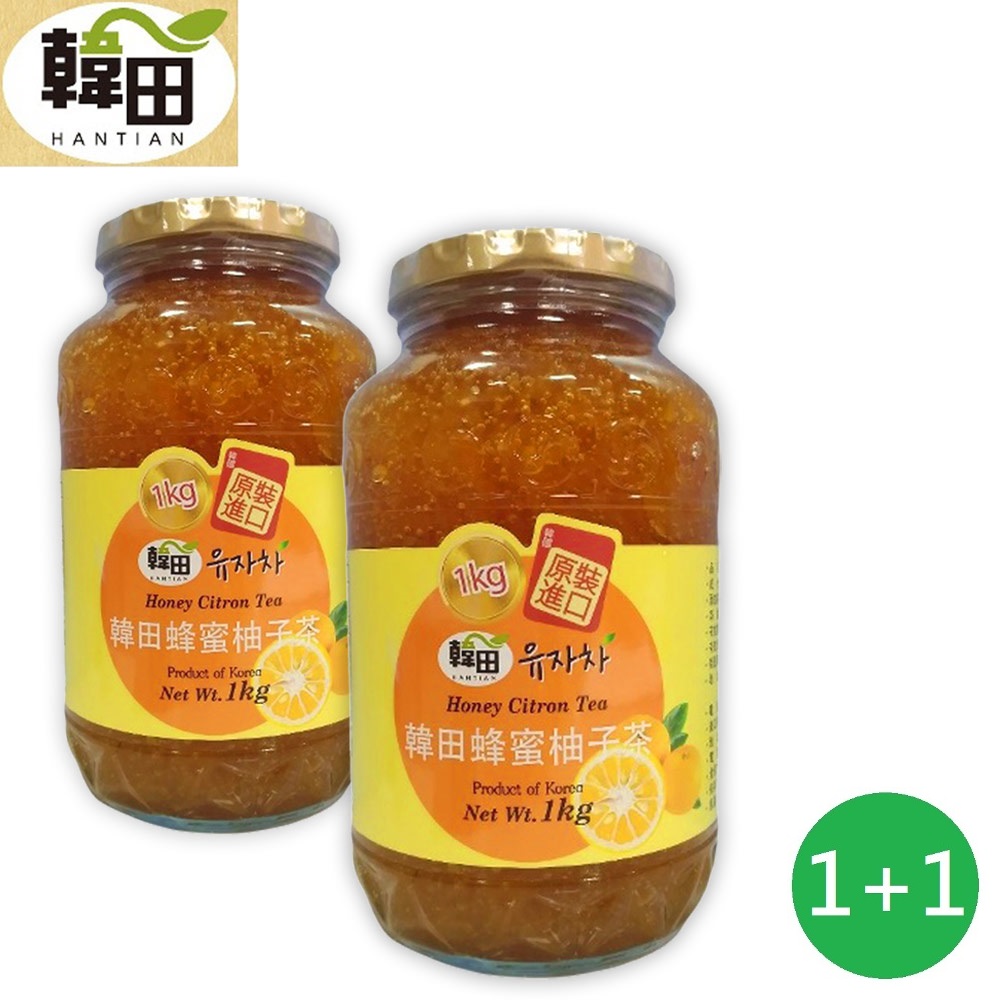 【韓田】蜂蜜風味柚子茶(1KG/韓國進口)