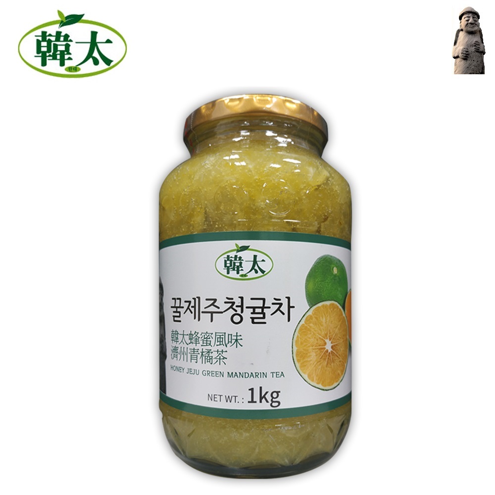 【韓太】蜂蜜風味濟州青橘茶(1KG/韓國進口)