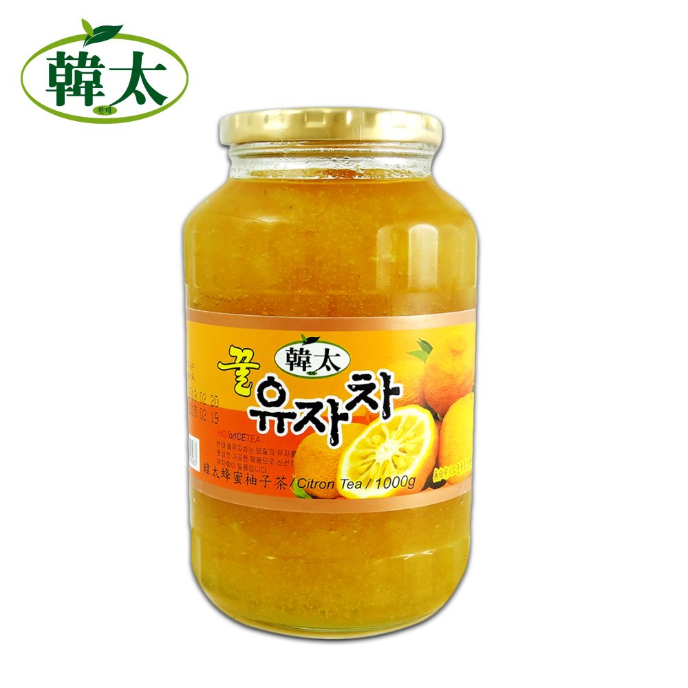 【韓太】蜂蜜風味柚子茶(1KG/韓國進口)