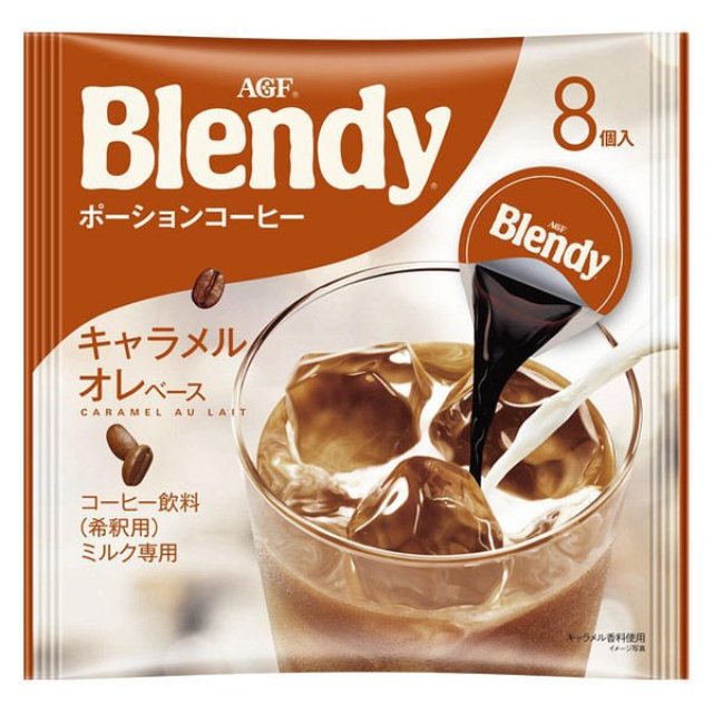 AGF BL咖啡球-焦糖風味(稀釋用) (18mlX8個)/包x2