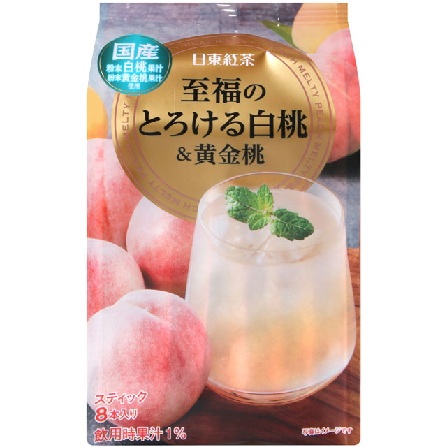 日東紅茶 至福白桃&黃金桃沖泡飲 (88g)
