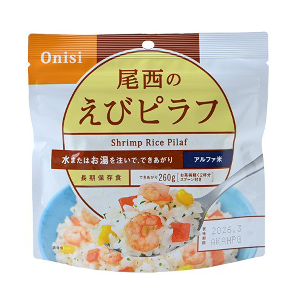 日本尾西Onisi 即食沖泡蝦仁飯(100g/包)