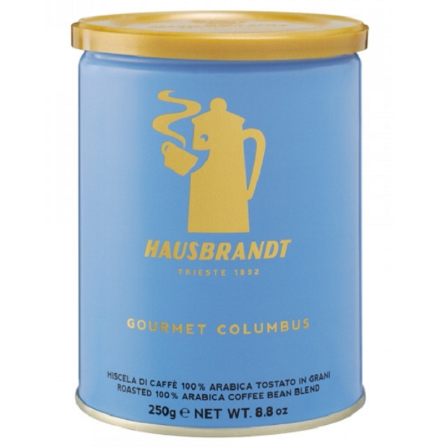 HAUSBRANDT哥倫布極品咖啡豆250g(罐)