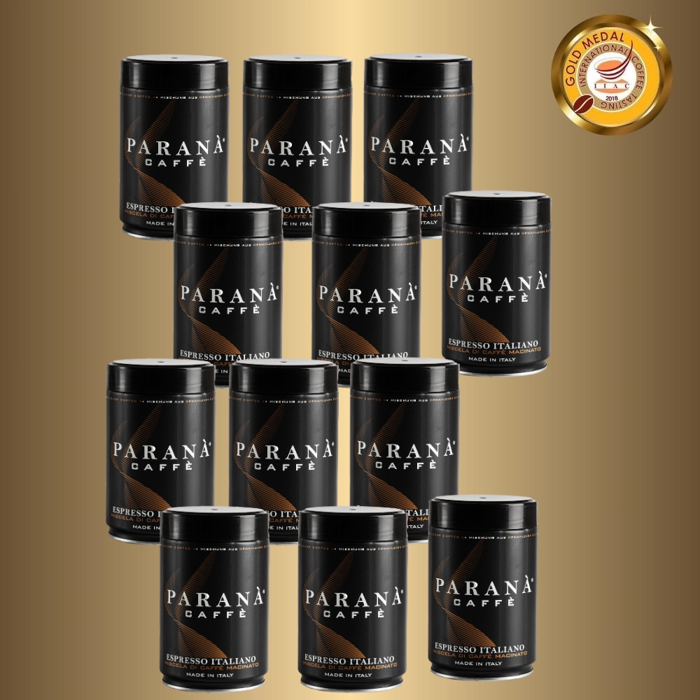 [義大利PARANA金牌獎濃縮咖啡粉250m. 精品罐X12入/箱