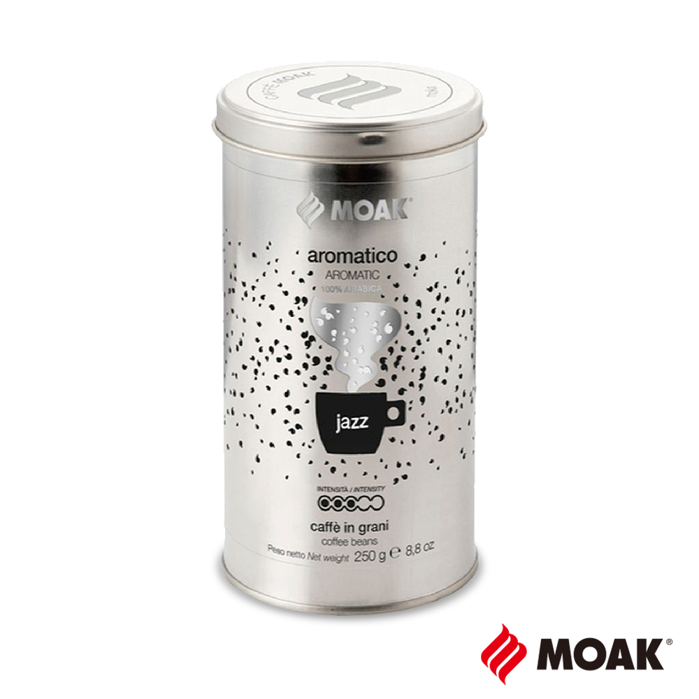 MOAK 義大利Aromatik Jazz白金咖啡豆(250g/罐)