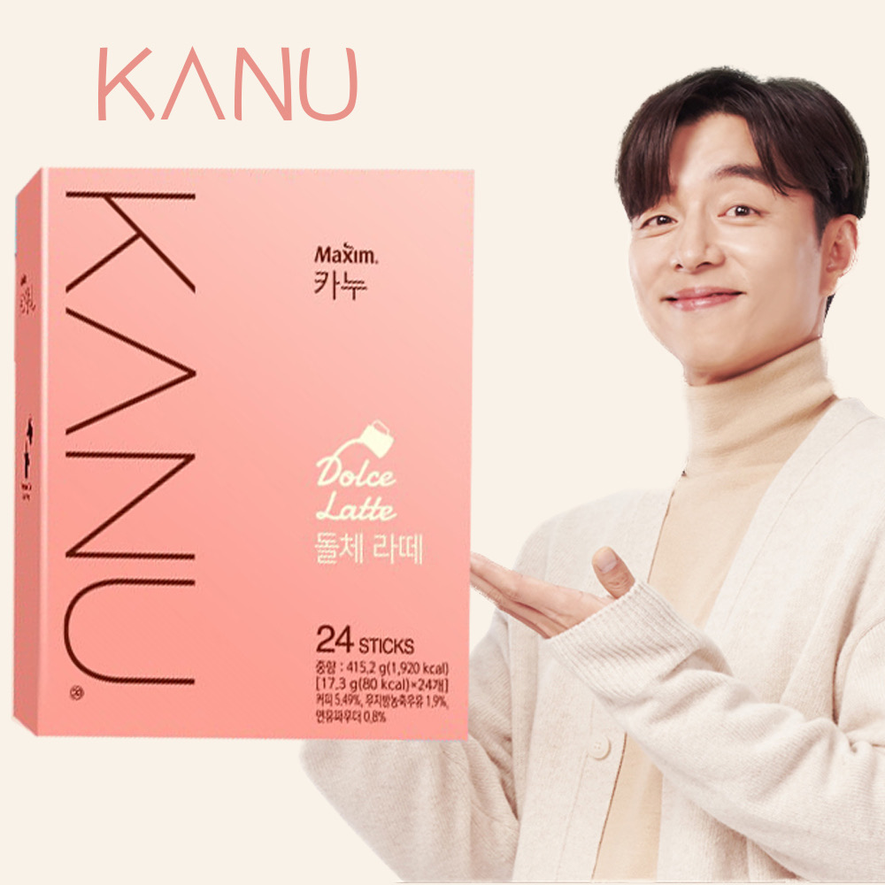【Maxim】韓國 KANU 義式拿鐵咖啡(17.3gx24入)