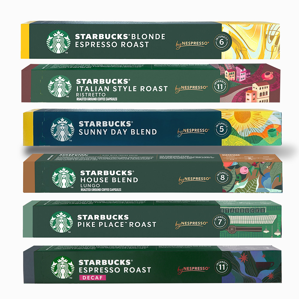 Starbucks星巴克咖啡膠囊(1盒10入) Nespresso膠囊咖啡機適用