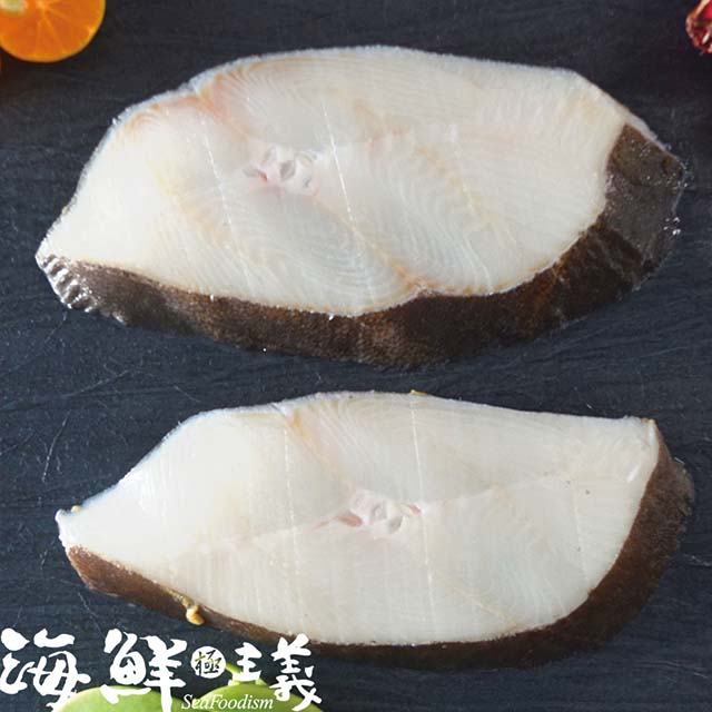 【海鮮主義】鮮凍大比目魚薄切(2包組;300g±10%/包 每包2片)