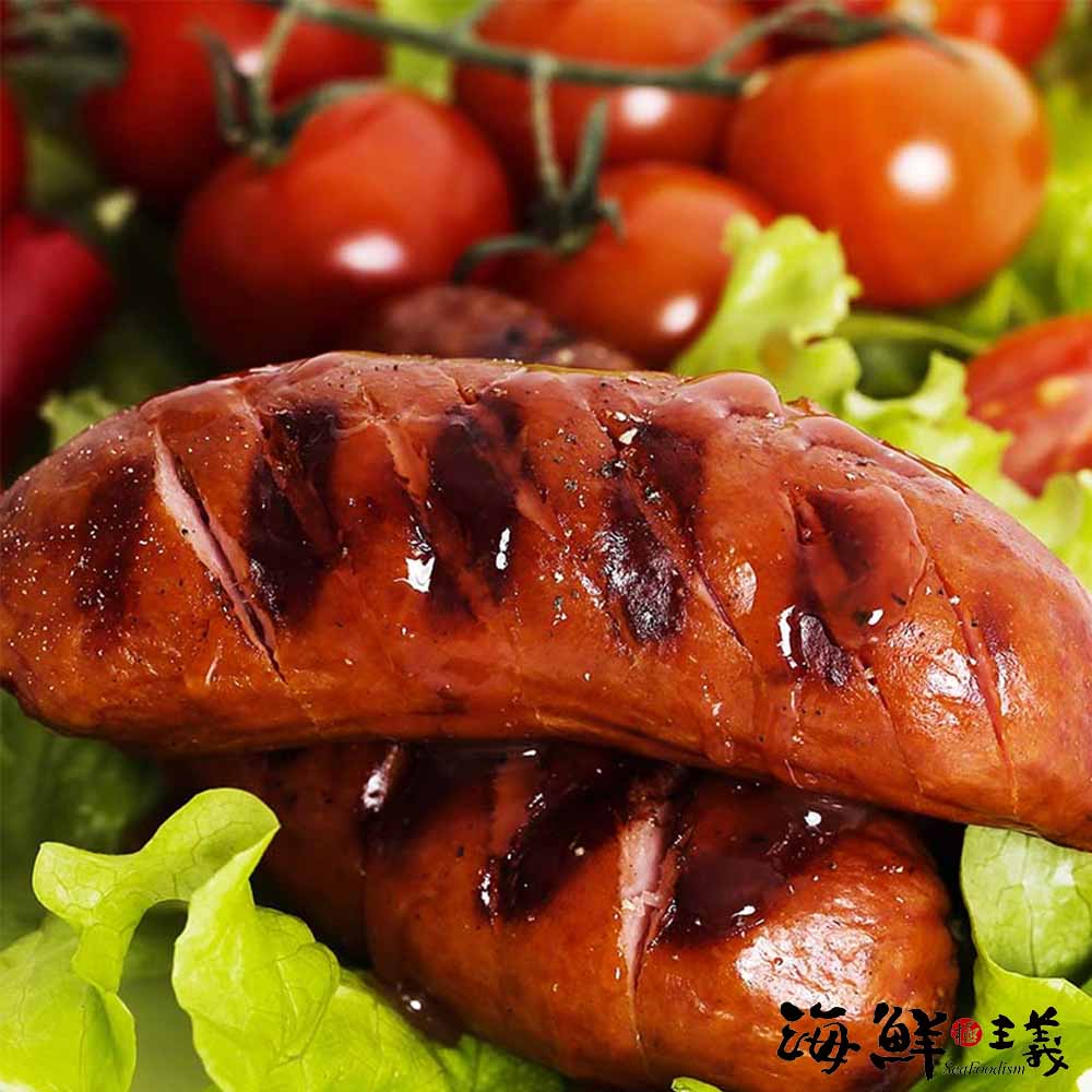 【海鮮主義】比椒鮮魷魚香腸2包組(300g/包;5條/包)