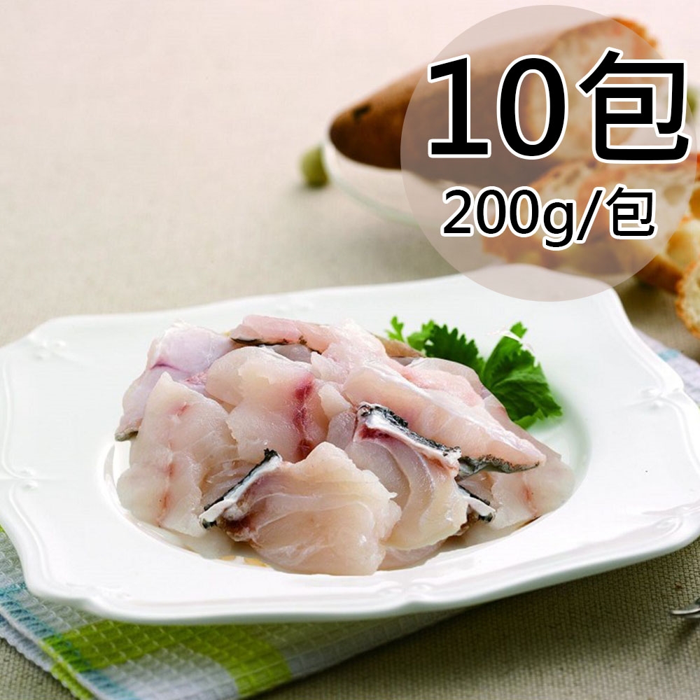 【天和鮮物】龍虎斑腹邊肉10包〈200g/包〉
