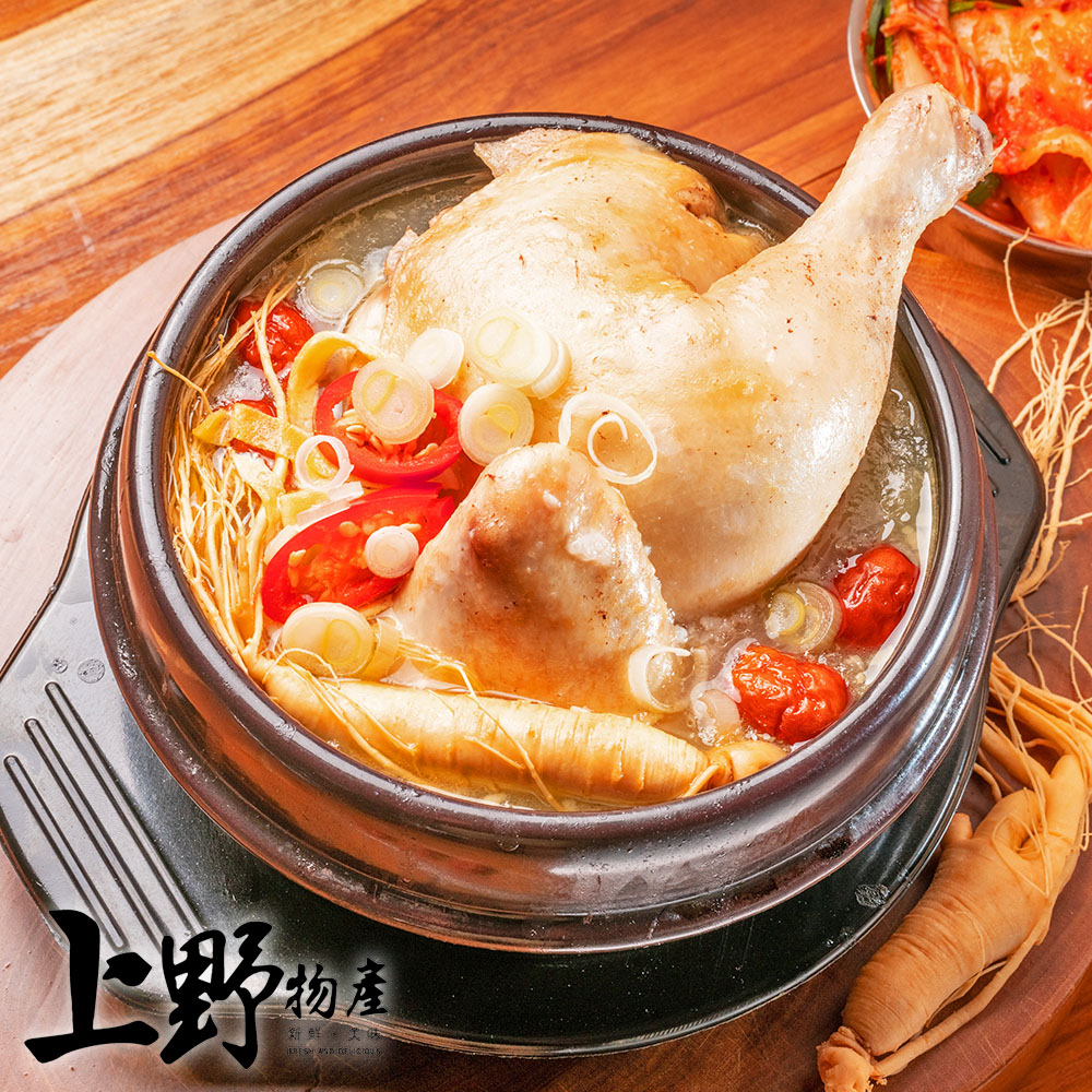 【上野物產】韓式人蔘糯米雞湯(1000g±10%/包) x1包 雞湯 糯米
