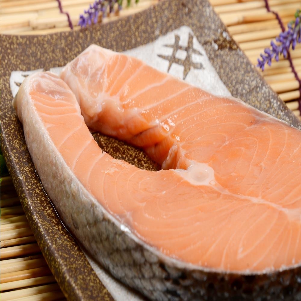 【華得水產】特大鮭魚片(350g/片)