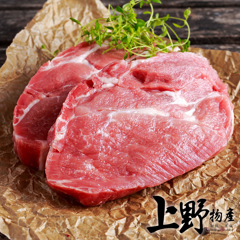 【上野物產】台灣產 特級梅花豬排 （300g±10%/3片/包）x6包