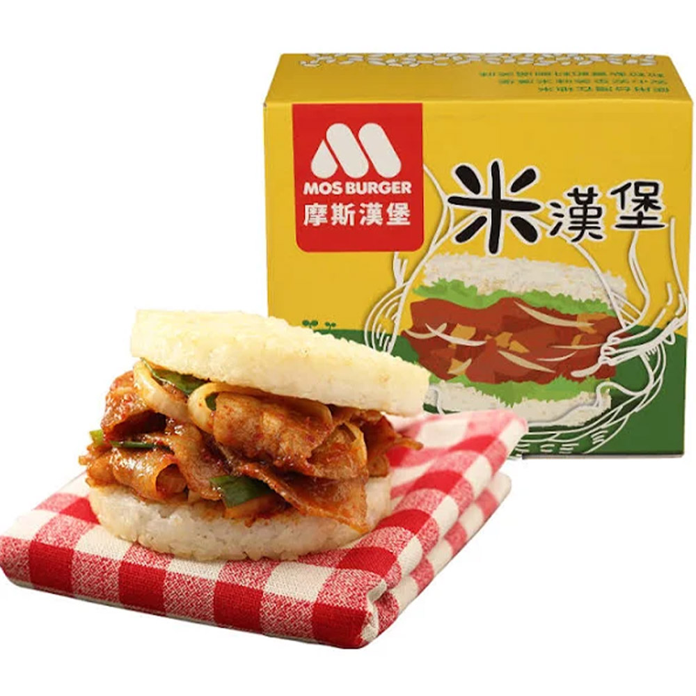 【MOS摩斯漢堡】冷凍米漢堡 咖哩牛肉 6入/盒