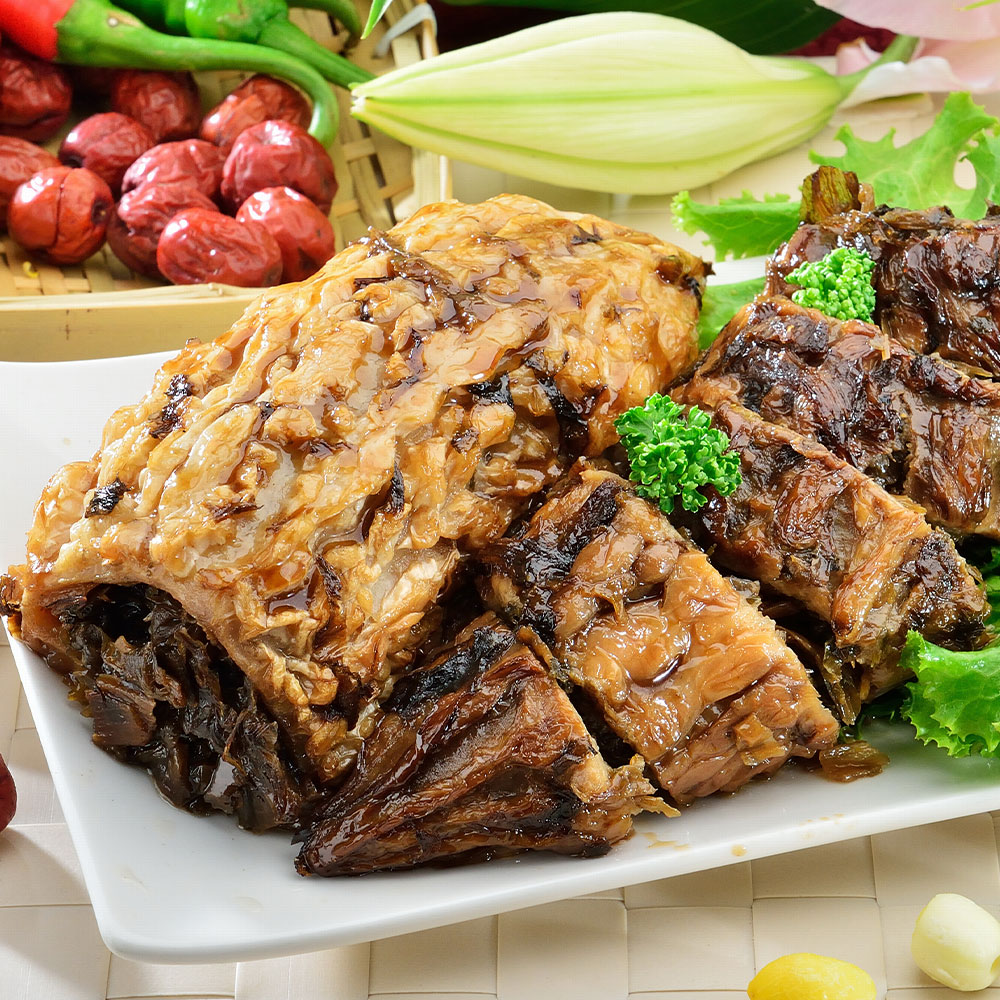 南門市場。老林記素食 梅乾苦瓜封(全素)(500g±10g/份)
