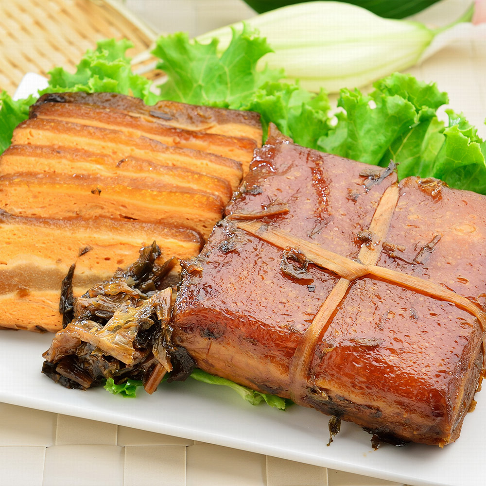 南門市場。老林記素食 梅幹素東坡-奶素(250g±10g/份)