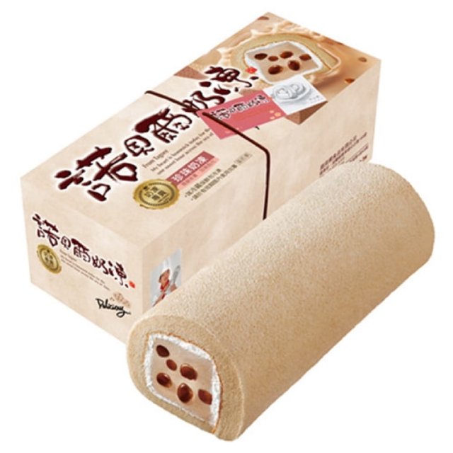 【諾貝爾】珍珠奶凍捲(550g/盒)X2盒