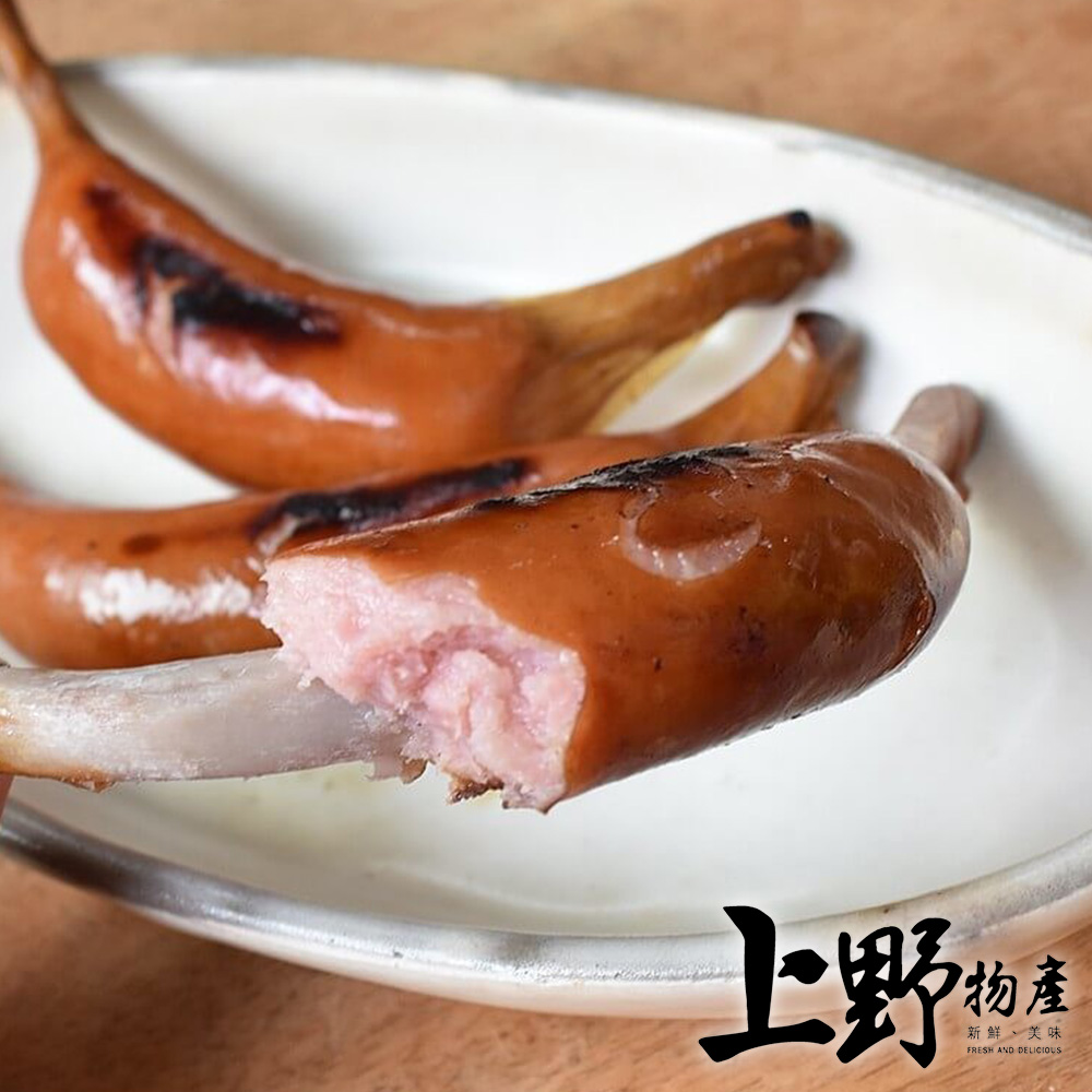 【上野物產】從東京迪士尼開始熱賣的 帶骨熱狗腸(75g±10%/支) x20支