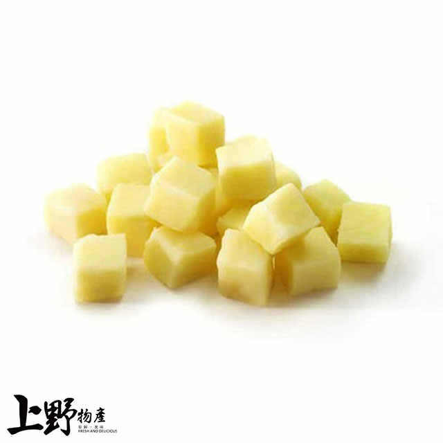 【上野物產】台灣產 無調味可快煮 馬鈴薯丁（1000g±10%/包）x4包