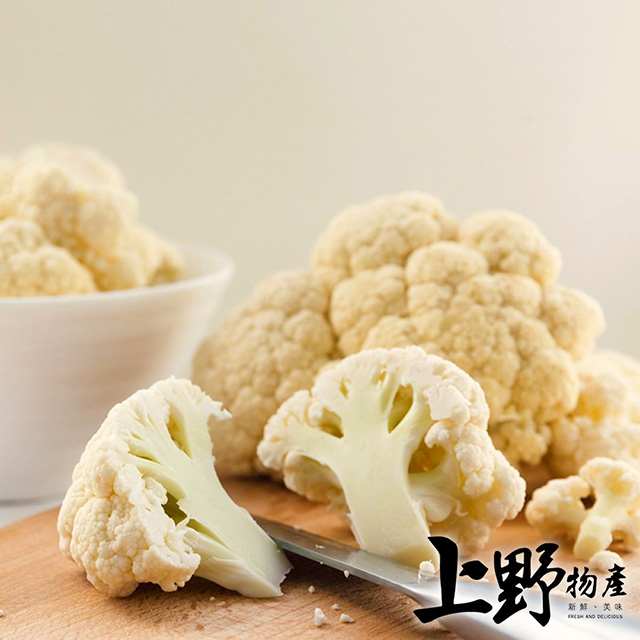 【上野物產】急凍生鮮切塊白花椰菜(500g±10%/包) x6包